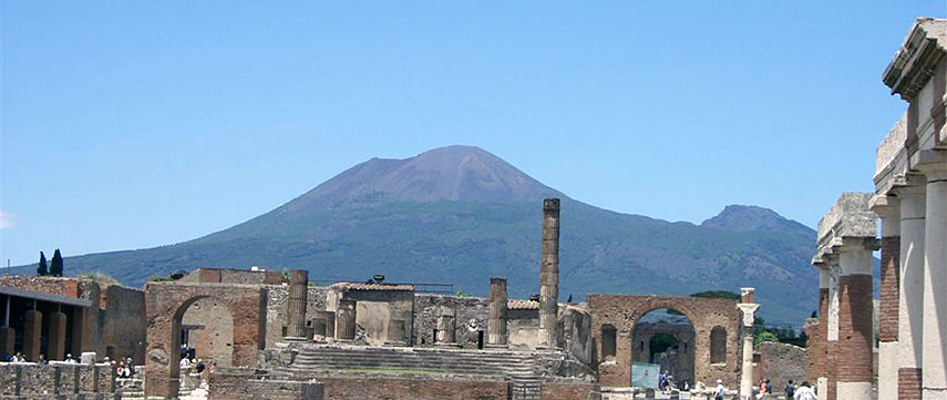 Vesuvius from Pompeii