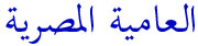 written Egyptian Arabic