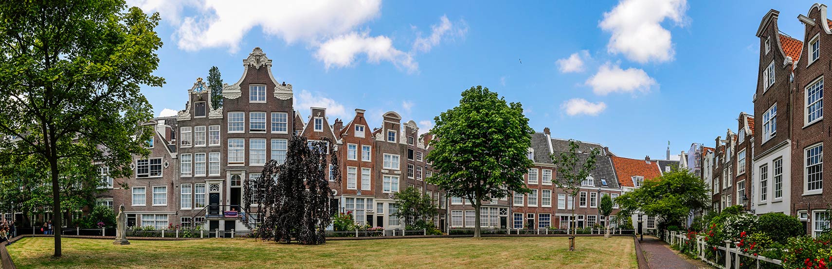 Begijnhof in Amsterdam, Netherlands