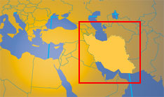 Location map of Iran. Where in the world is Iran?