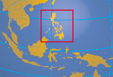 Location map of Philippines. Where in the world is Philippines?
