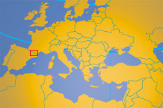 Location map of Andorra. Where in Europe is Andorra?