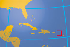 Location map of Anguilla. Where in the Caribbean is Anguilla?