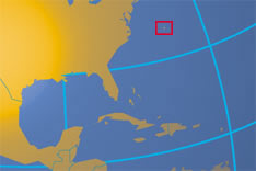 Location map of Bermuda. Where in the world is Bermuda