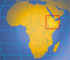 Location map of Ethiopia. Where in Africa is Ethiopia?