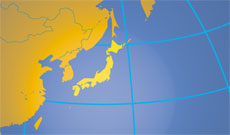 Location map of Japan. Where in the world is Japan?