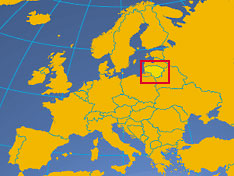 Location map of Lithuania. Where in Europe is Lithuania?