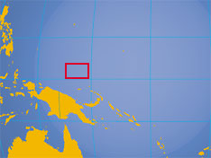 Location map of Micronesia. Where in Oceania are the Federated States of Micronesia?