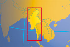 where is myanmar on the map where is myanmar on the map