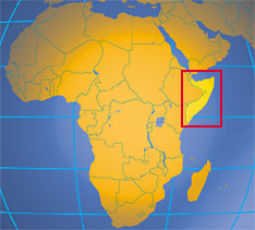Location map of Somalia. Where in Africa is Somalia?