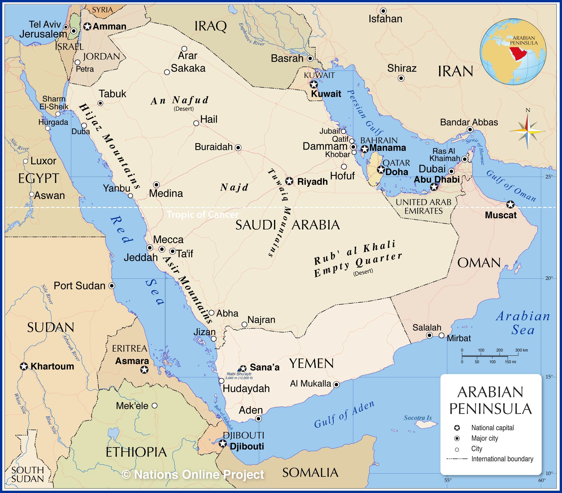 List 93+ Images where is the arabian peninsula on a map Sharp