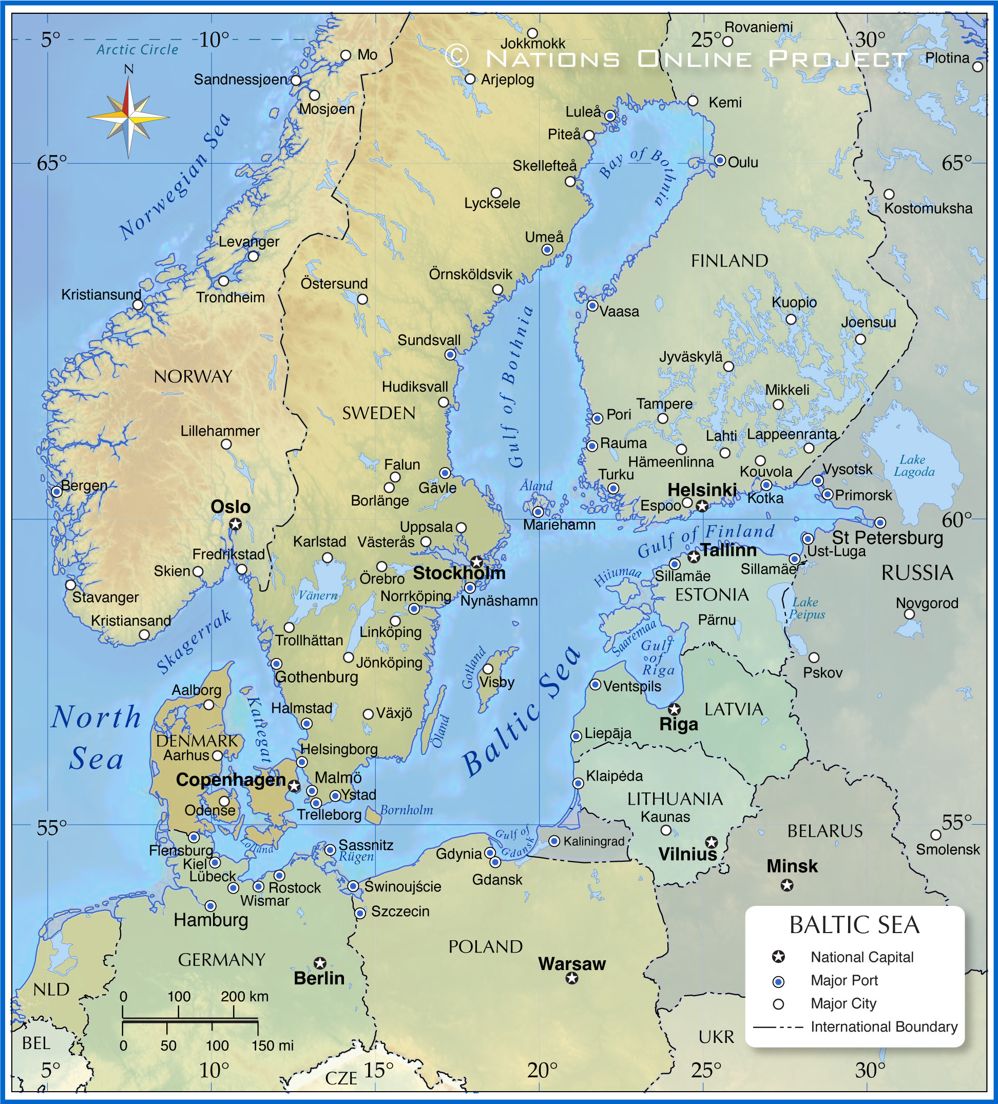 All 104+ Images the baltic sea borders which nations? Completed