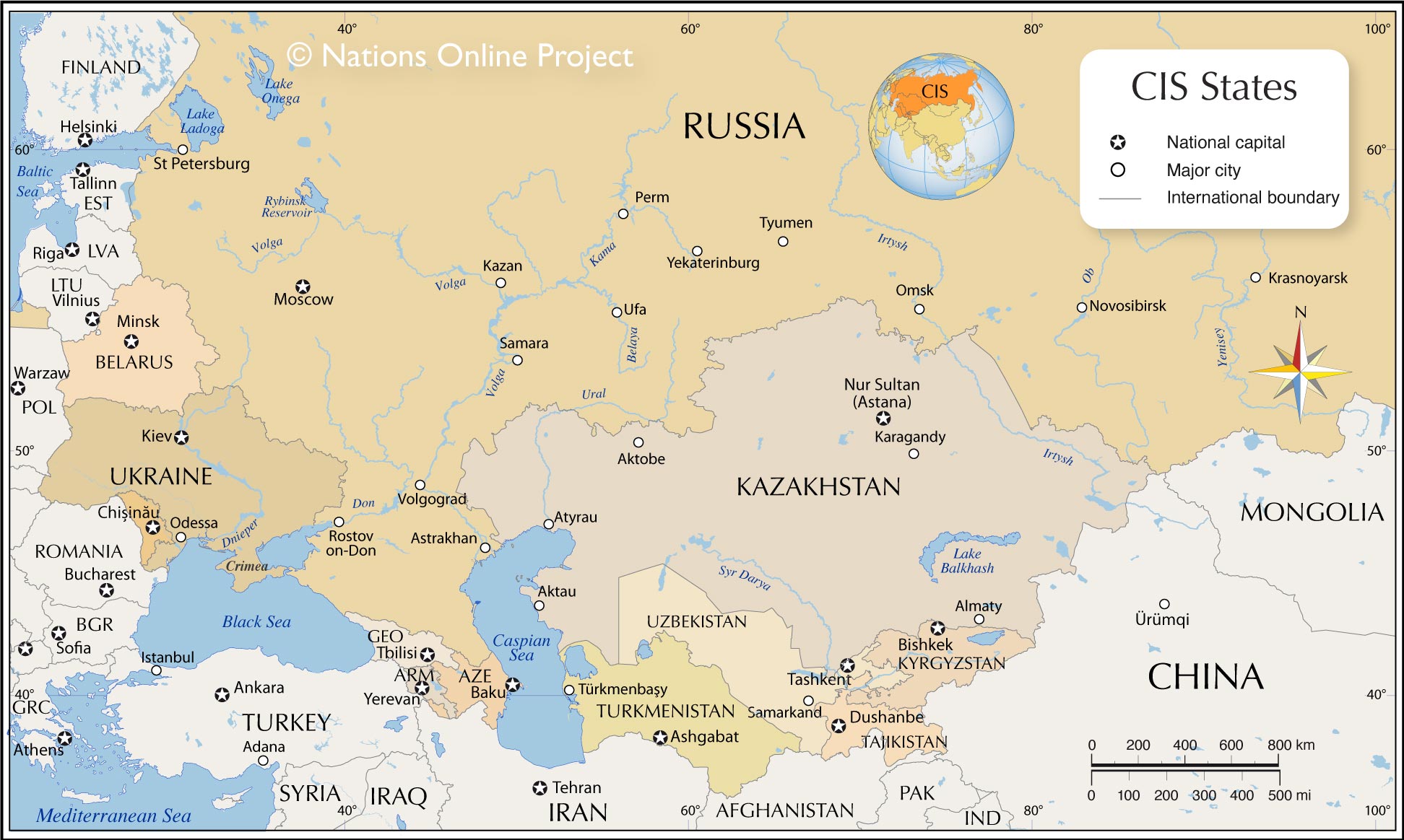 Political Map of Armenia - Nations Online Project