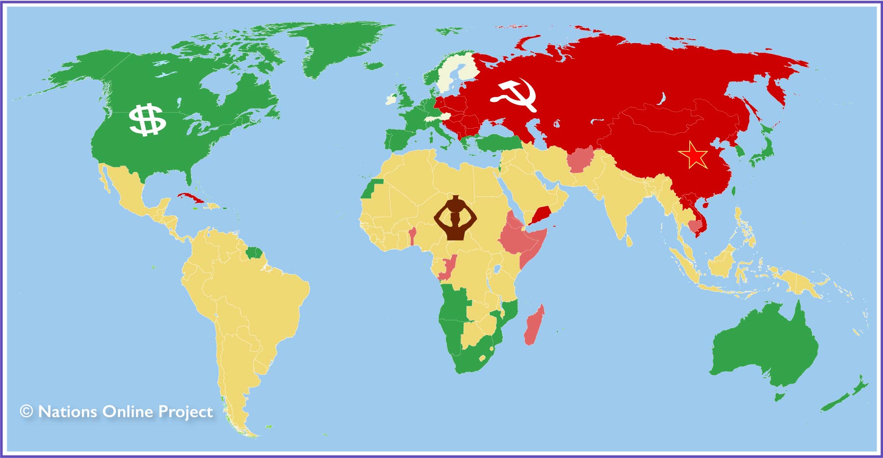 Map Of The World If The Bad Guys Won The Cold War Mapporncirclejerk