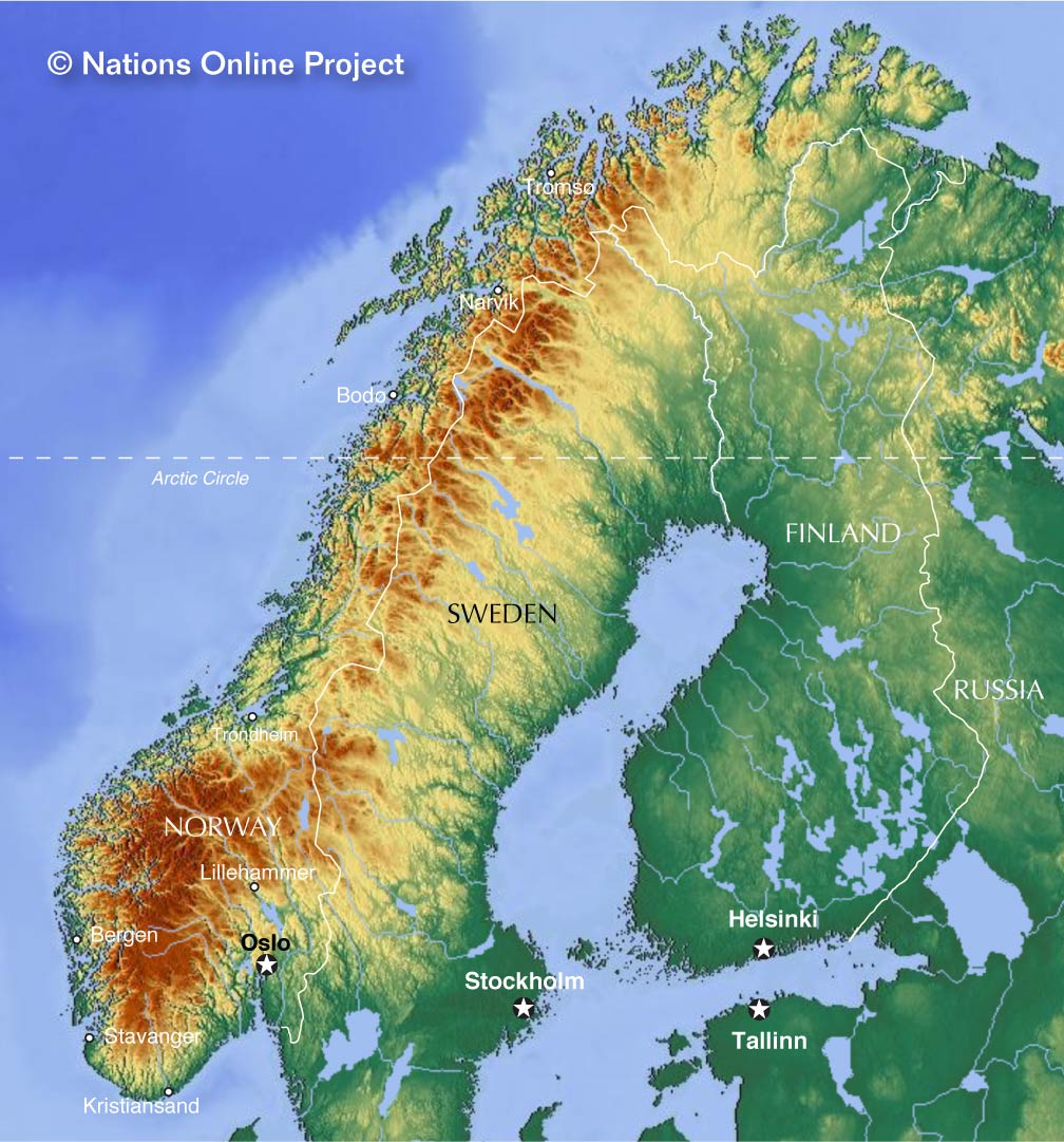 norwegen inseln karte - ASIEN KARTE