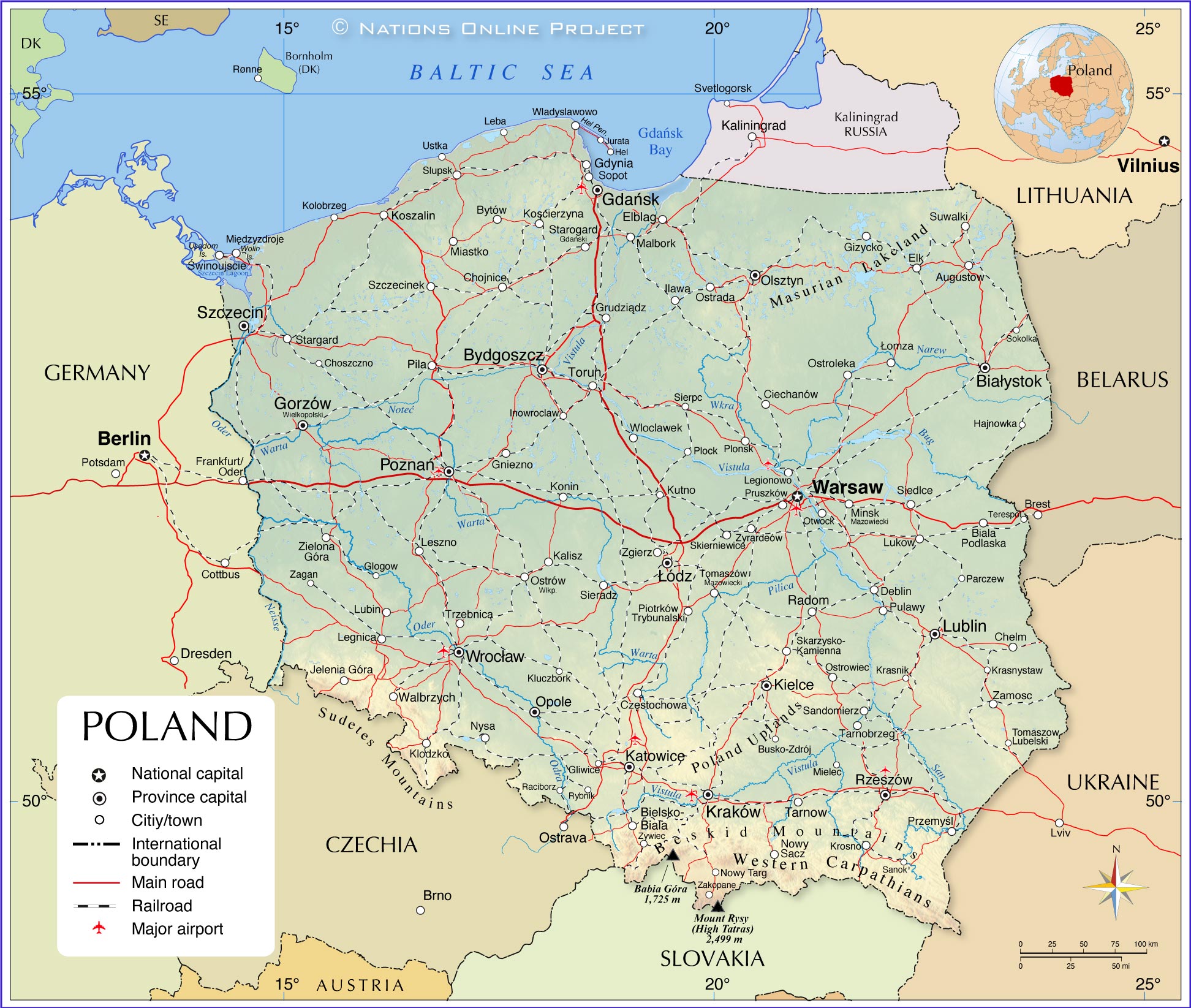 Detailed Map Of Ukraine Poland Border Get Latest Map Update