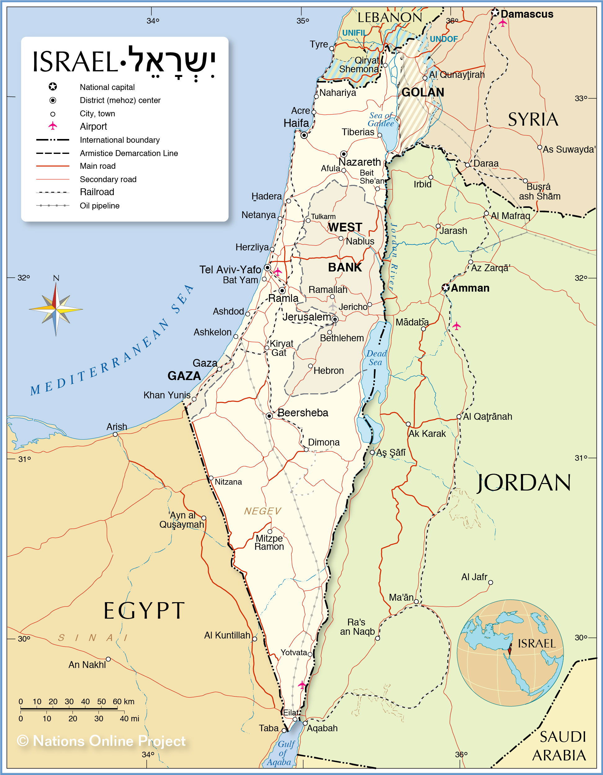 Image result for Israel map