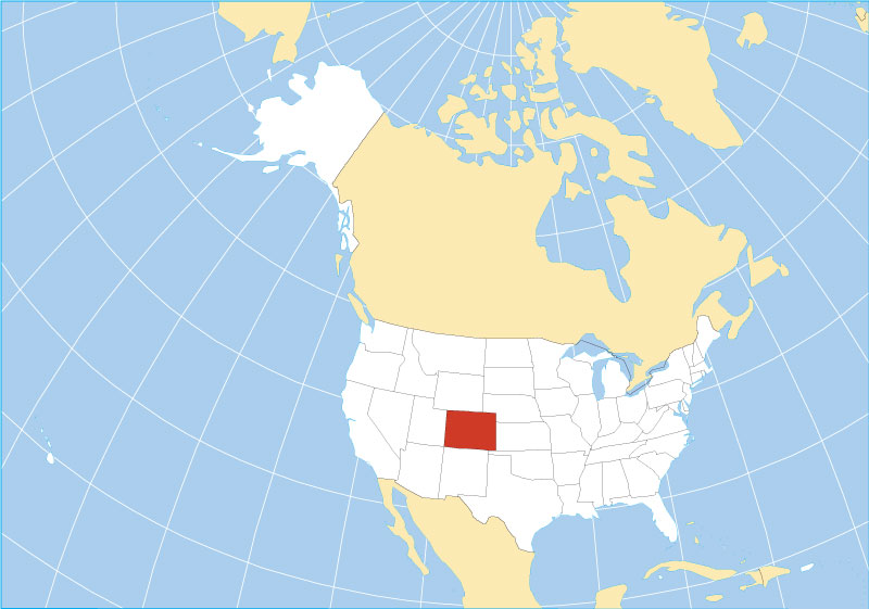 Map of the State of Colorado, USA - Nations Online Project