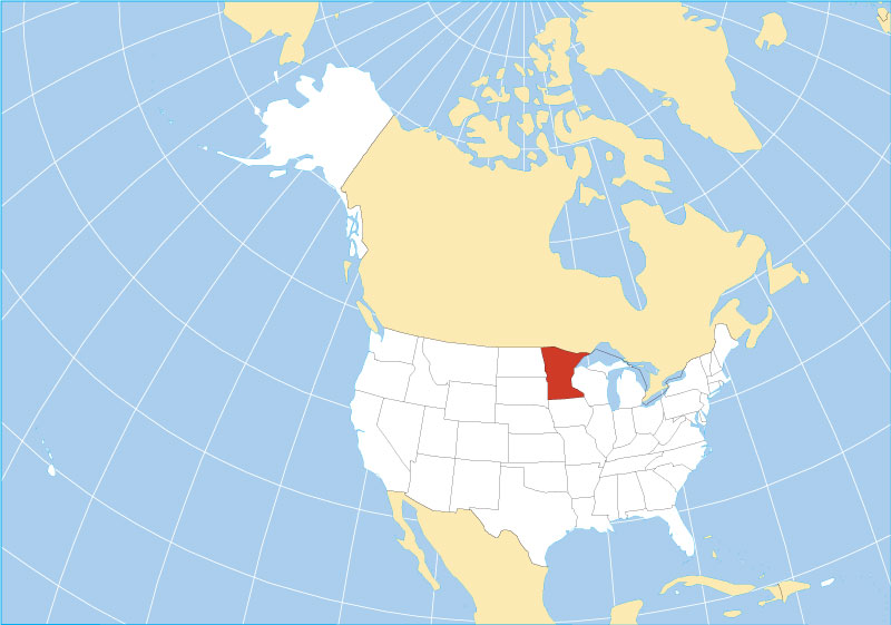 Map of the State of Minnesota, USA - Nations Online Project