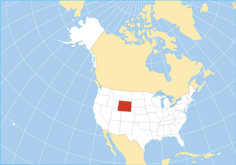 wyoming on a us map Map Of The State Of Wyoming Usa Nations Online Project wyoming on a us map