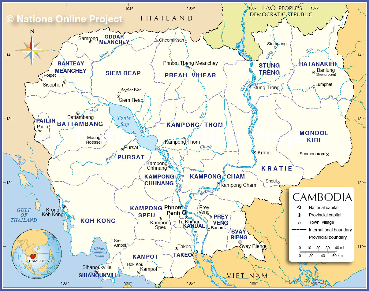 Map of Cambodia