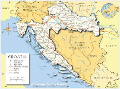 Croatia Map