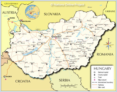 Hungary Map