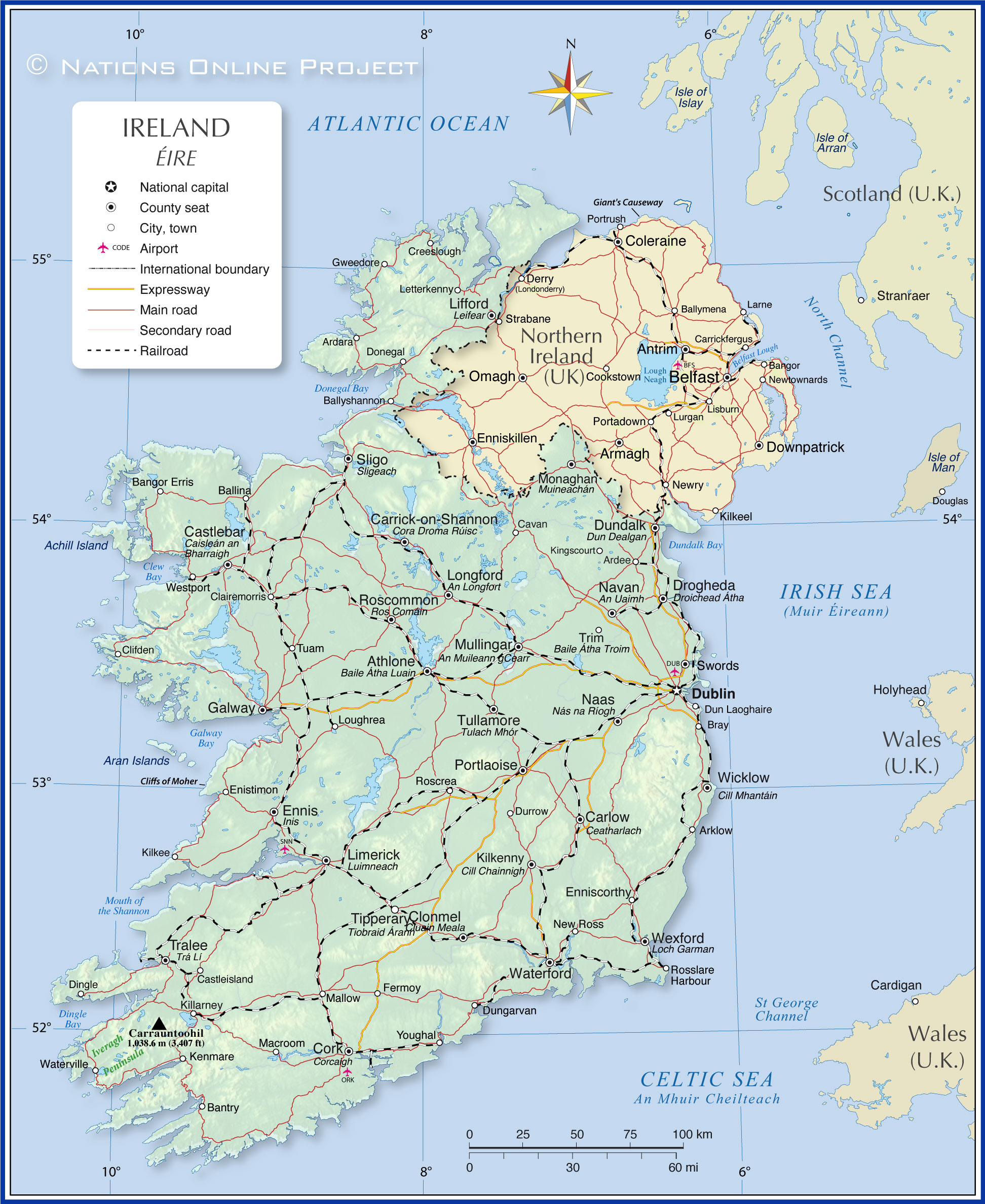 Image result for border ireland map