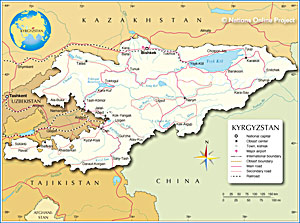 Kyrgyzstan Map