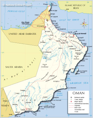 Oman Map