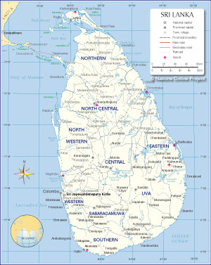 Sri Lanka Map