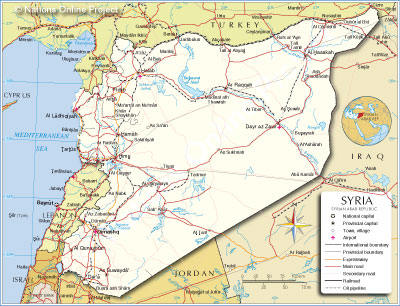 Syrian Arab Republic Map