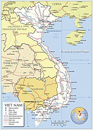 Vietnam Map