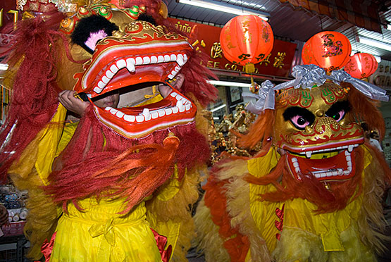 Lion Dance Masks